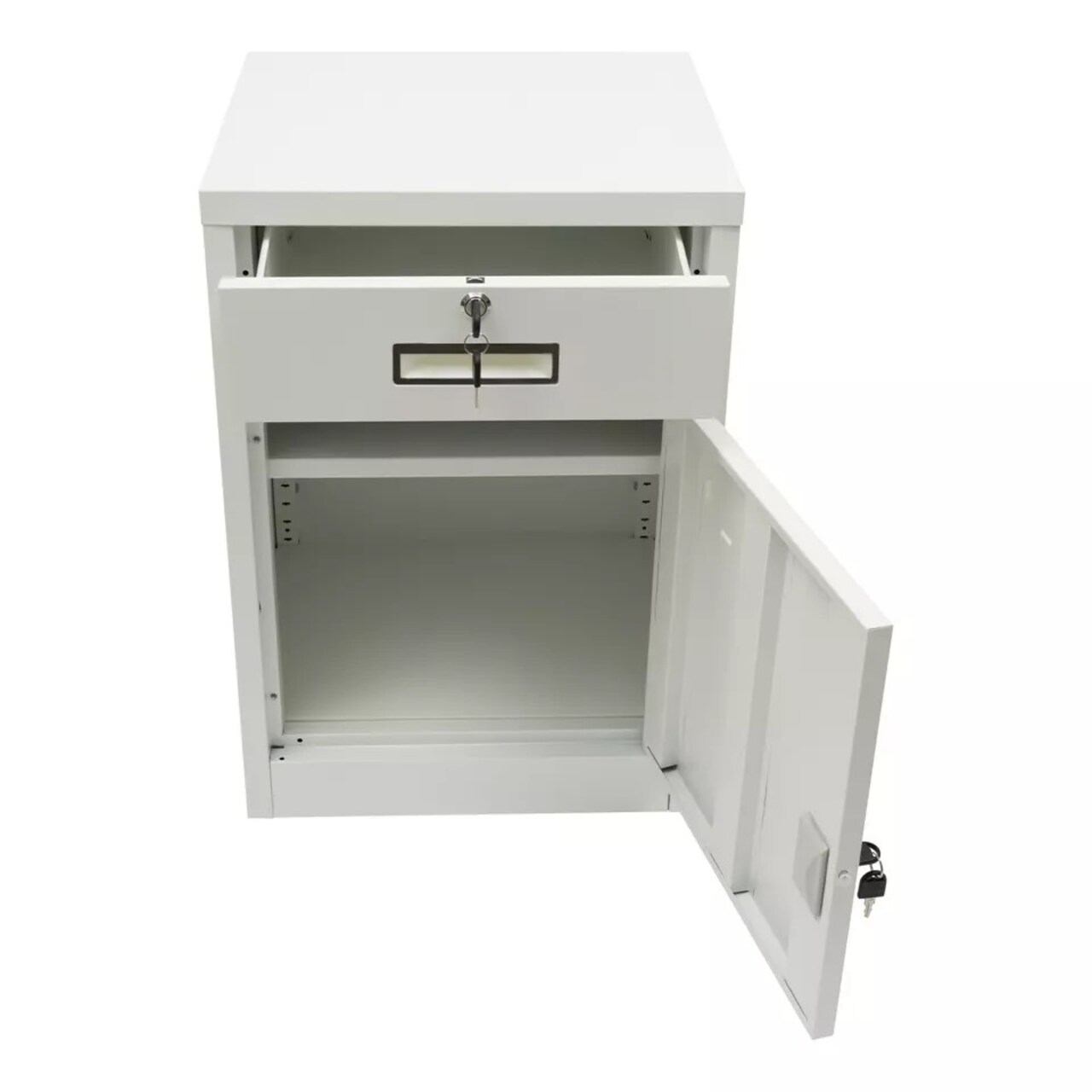 Filing Cabinet for Office Metal with Lock Vertical File Storage Cabinet w/Drawer
